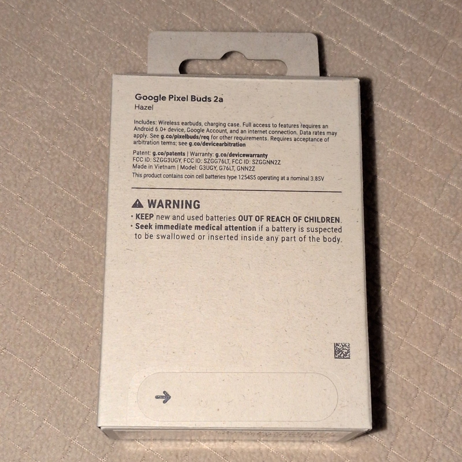 Google Pixel Buds 2a Wireless Earbuds – Hazel, ANC – NEW, Unopened