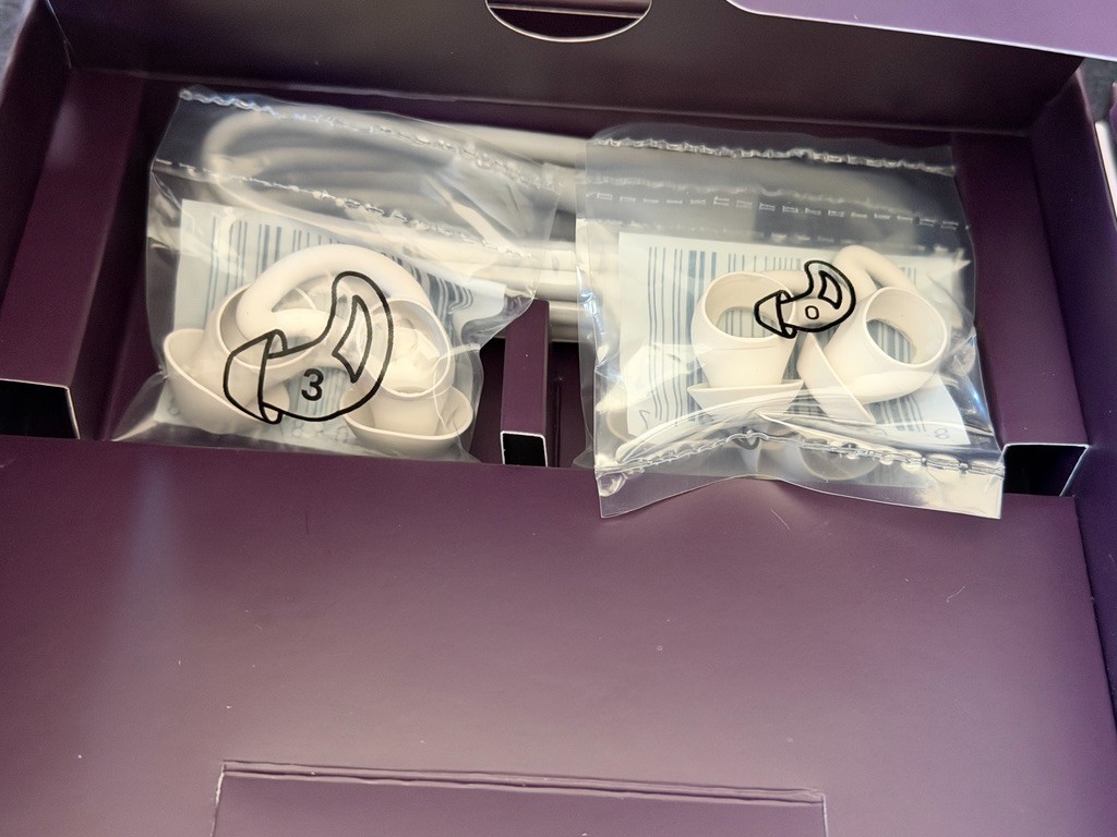 Ozlo Sleepbuds EMPTY BOX with Replacement Bud Covers and Charger Cable