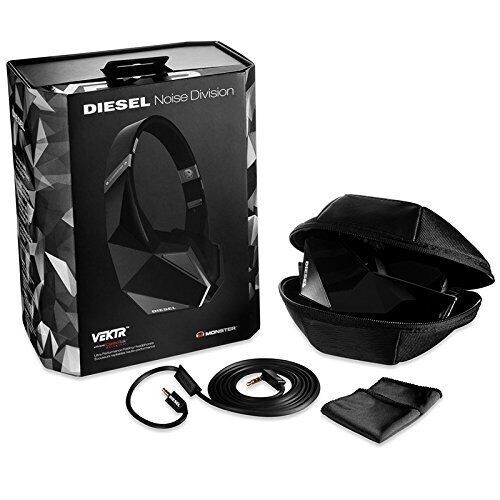 High-Definition Monster Diesel Vektr On-Ear Headphones – Black