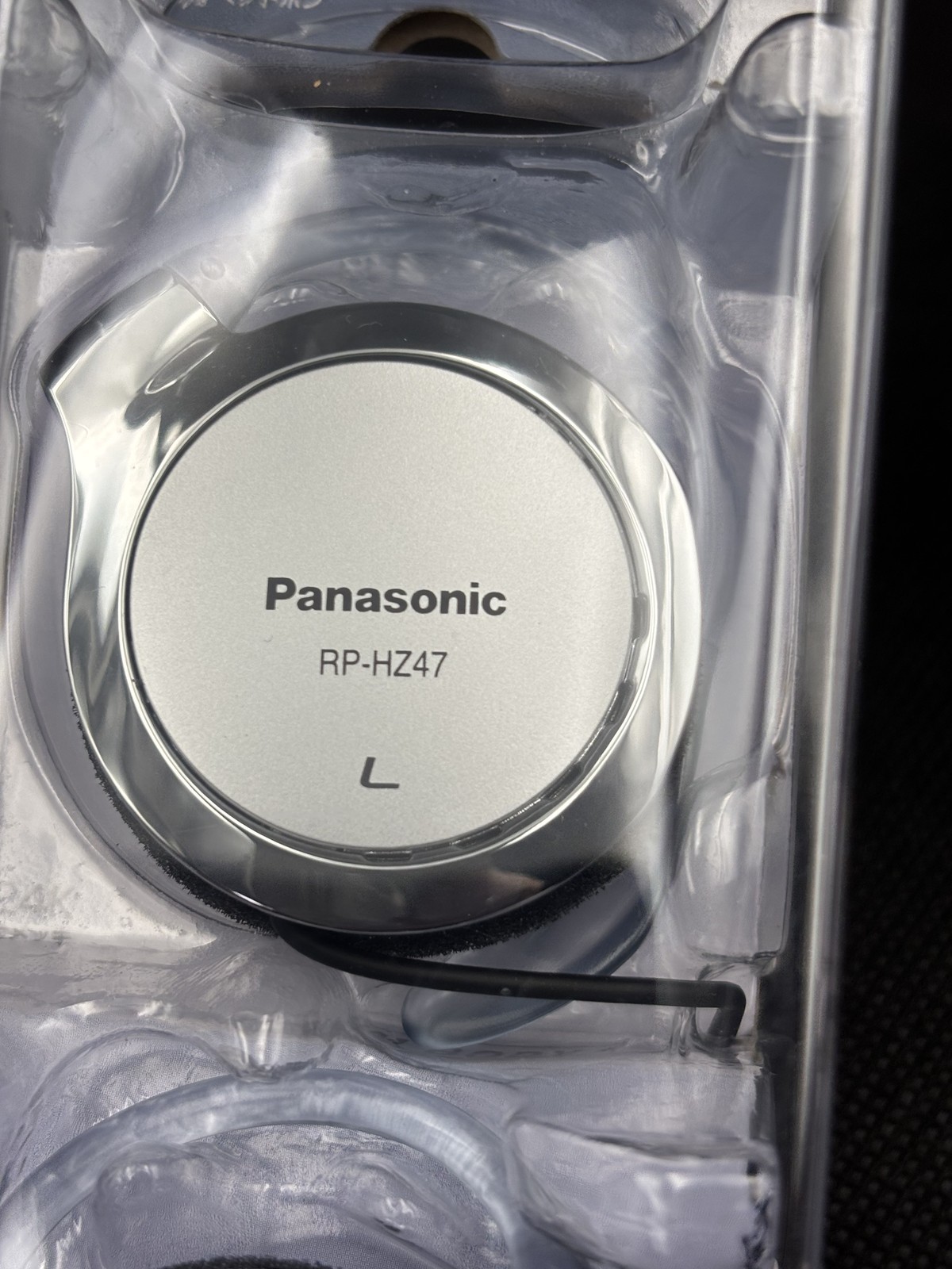 Panasonic Clip Earphone Headphone RP-HZ47 9.9mm Silver NEW