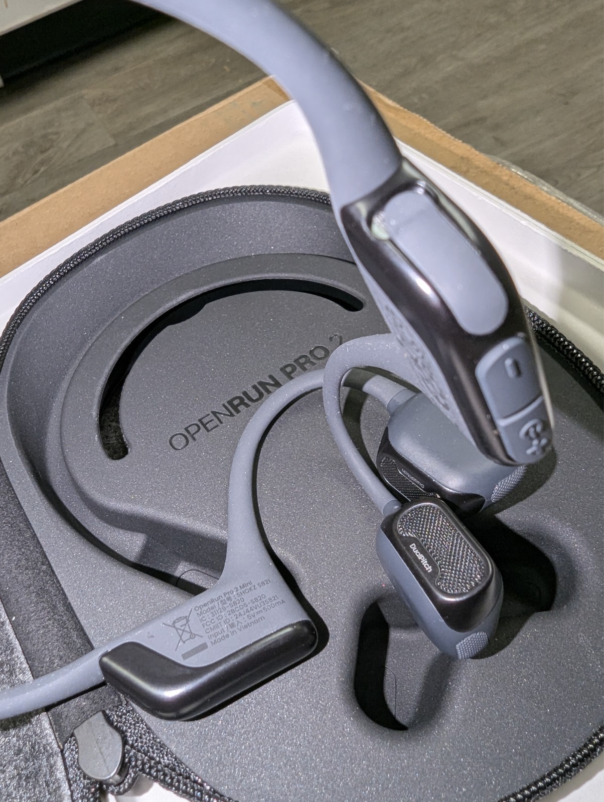 Shokz OpenRun Pro 2 Mini Bone Conduction Bluetooth Wireless Headphones – Black