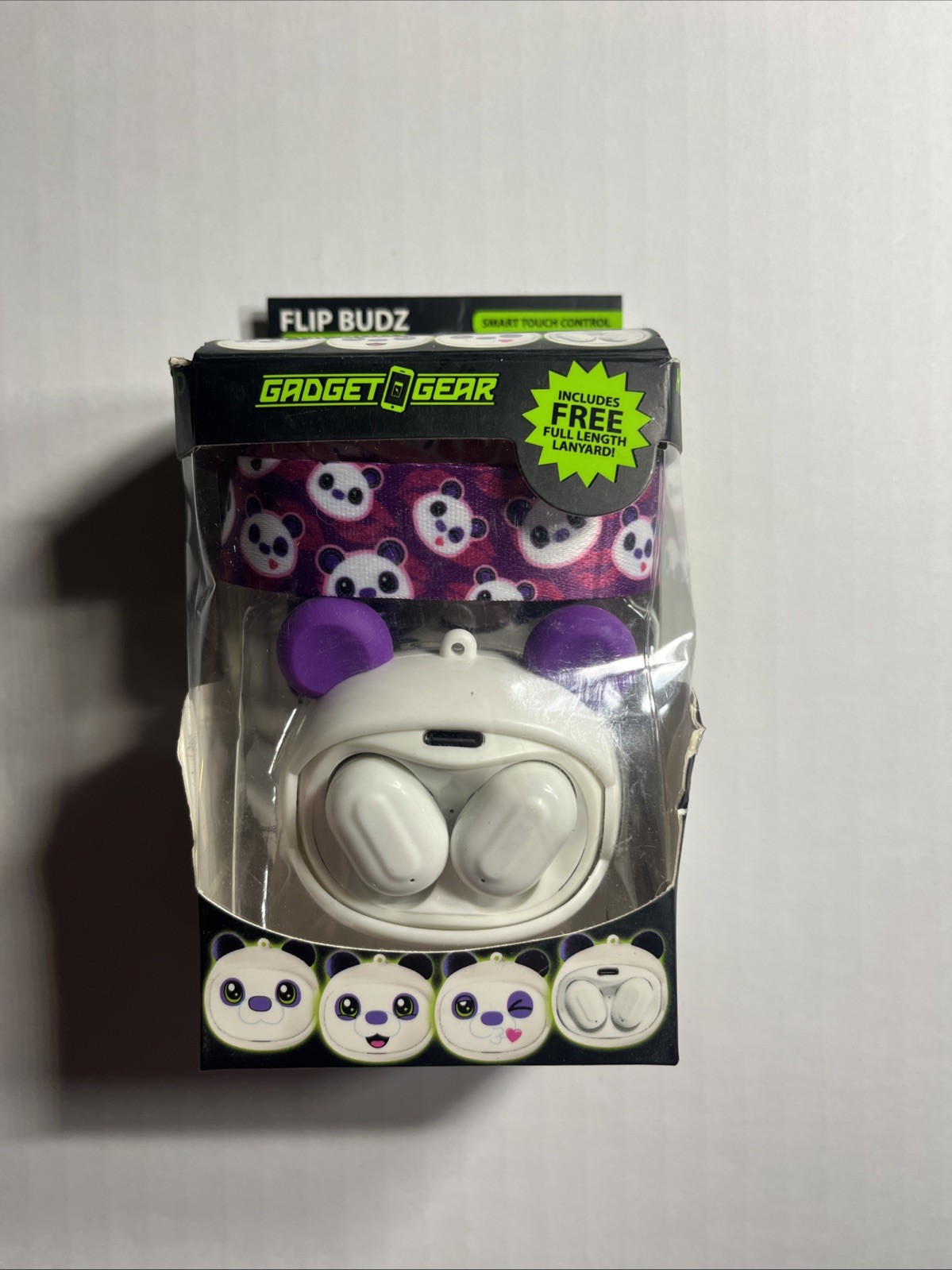 Gadget Gear Flip Budz Animal Flip Case Swap Between 3 Faces! New NIB Sloth