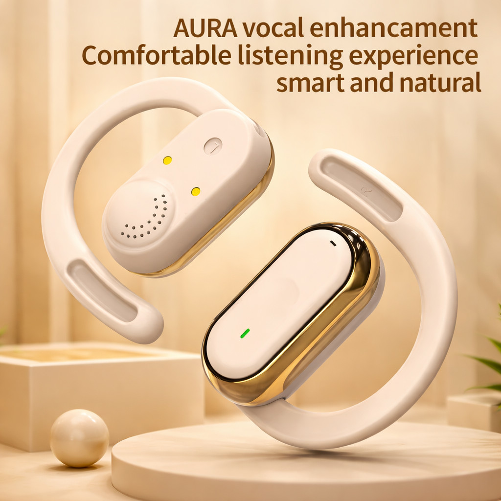 Open Ear Bluetooth 5.4 Headphones Wireless Earbuds For Sports Gym