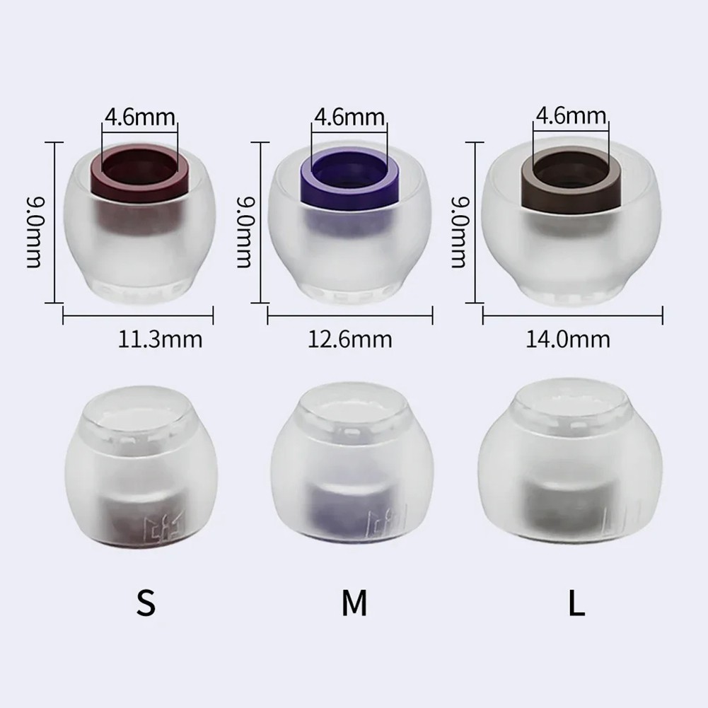TRN Clarion Silicone Earphone Eartips Comfortable and Pack of 3 Pairs