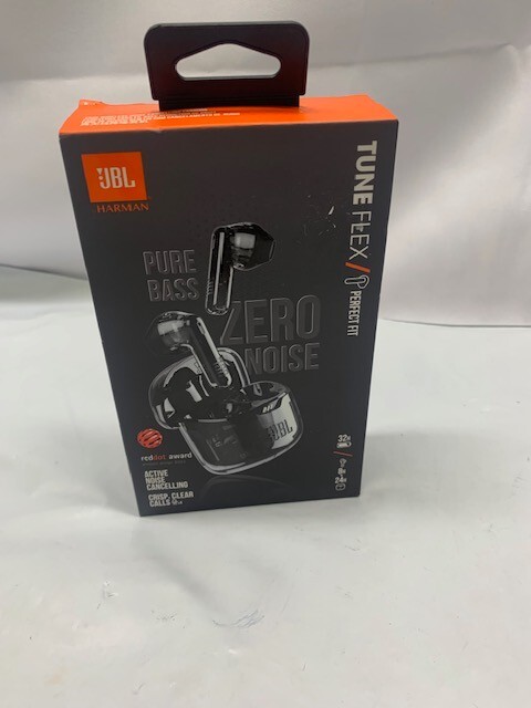 JBL Tune Flex Perfect Fit True Wireless Noise Cancelling Earbuds Black *New
