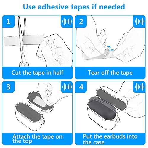 Silicone Case Cover Compatible with JBL Tune 115TWS True Wireless Earbuds,