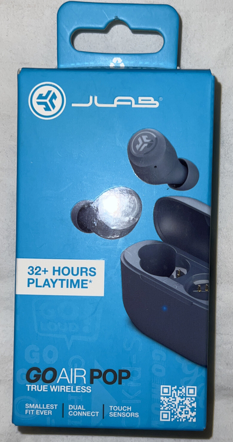 JLab EBGAIRPOPRSLT124 GO Air POP True Wireless In-Ear Headphones – Slate Gray?