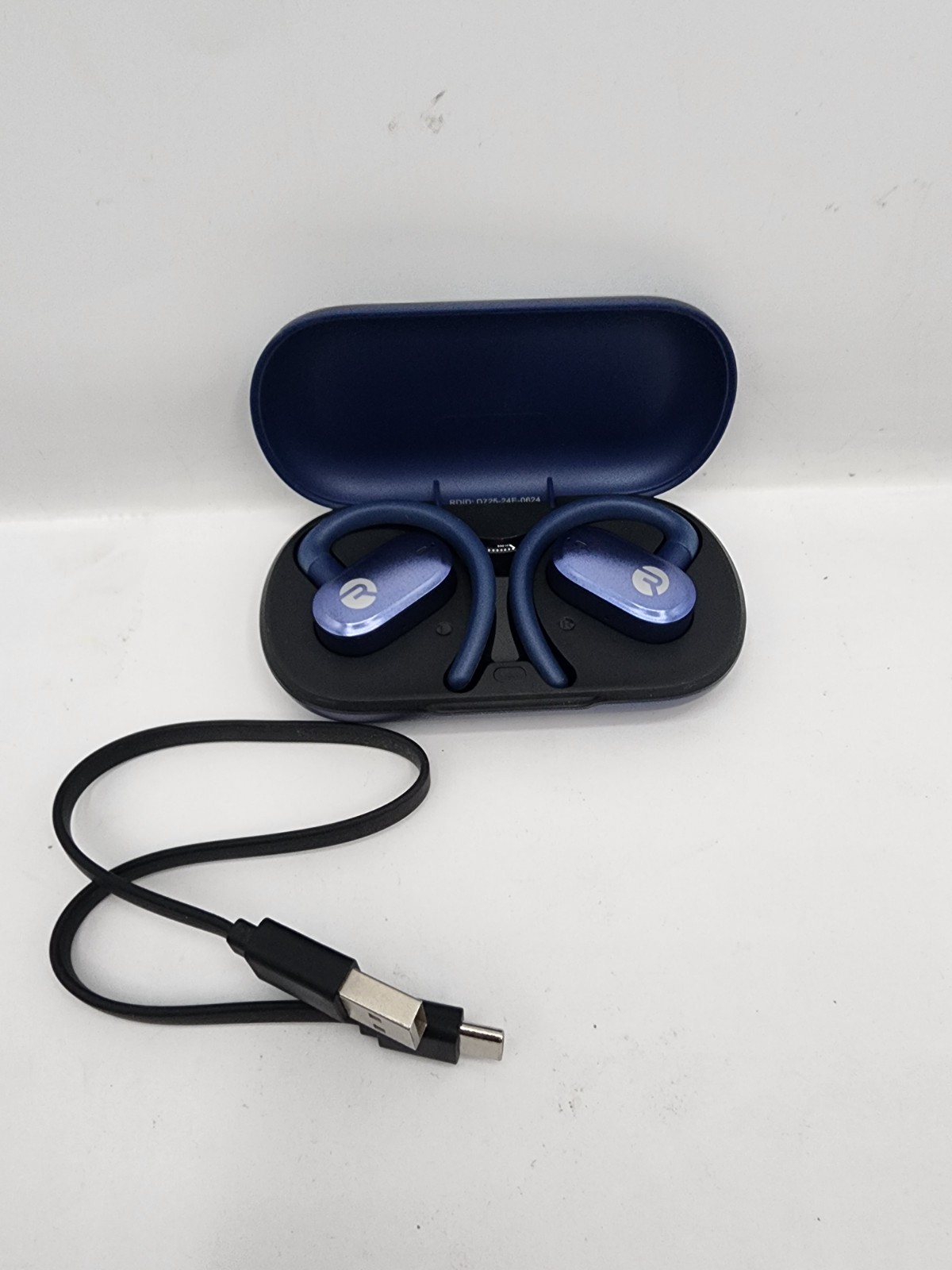 Raycon Fitness Open Earbuds – True Wireless Open Ear Bluetooth Headphones BLUE