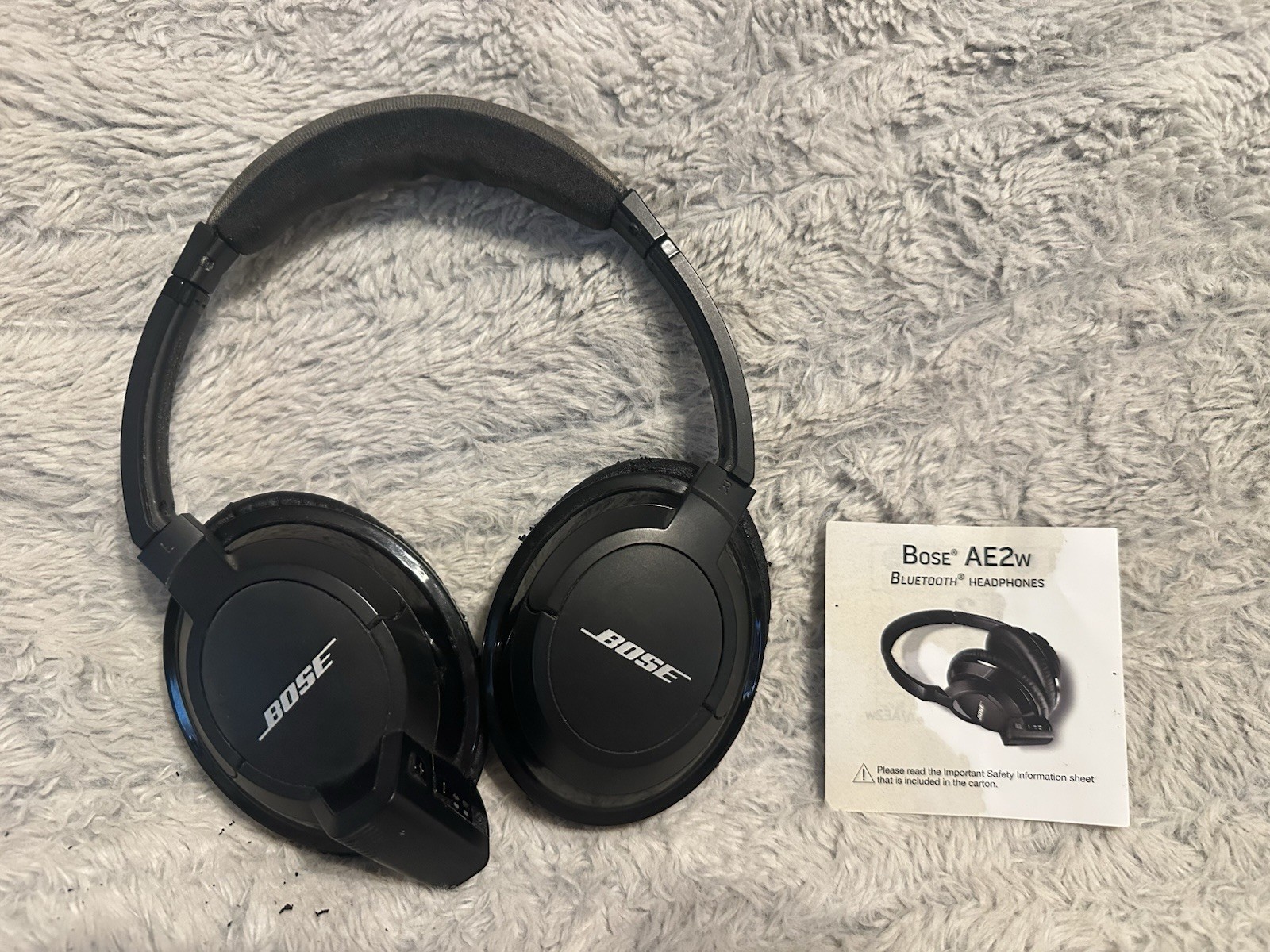 Bose AE2w SoundLink around-ear Bluetooth headphones – Pads Deteriorating