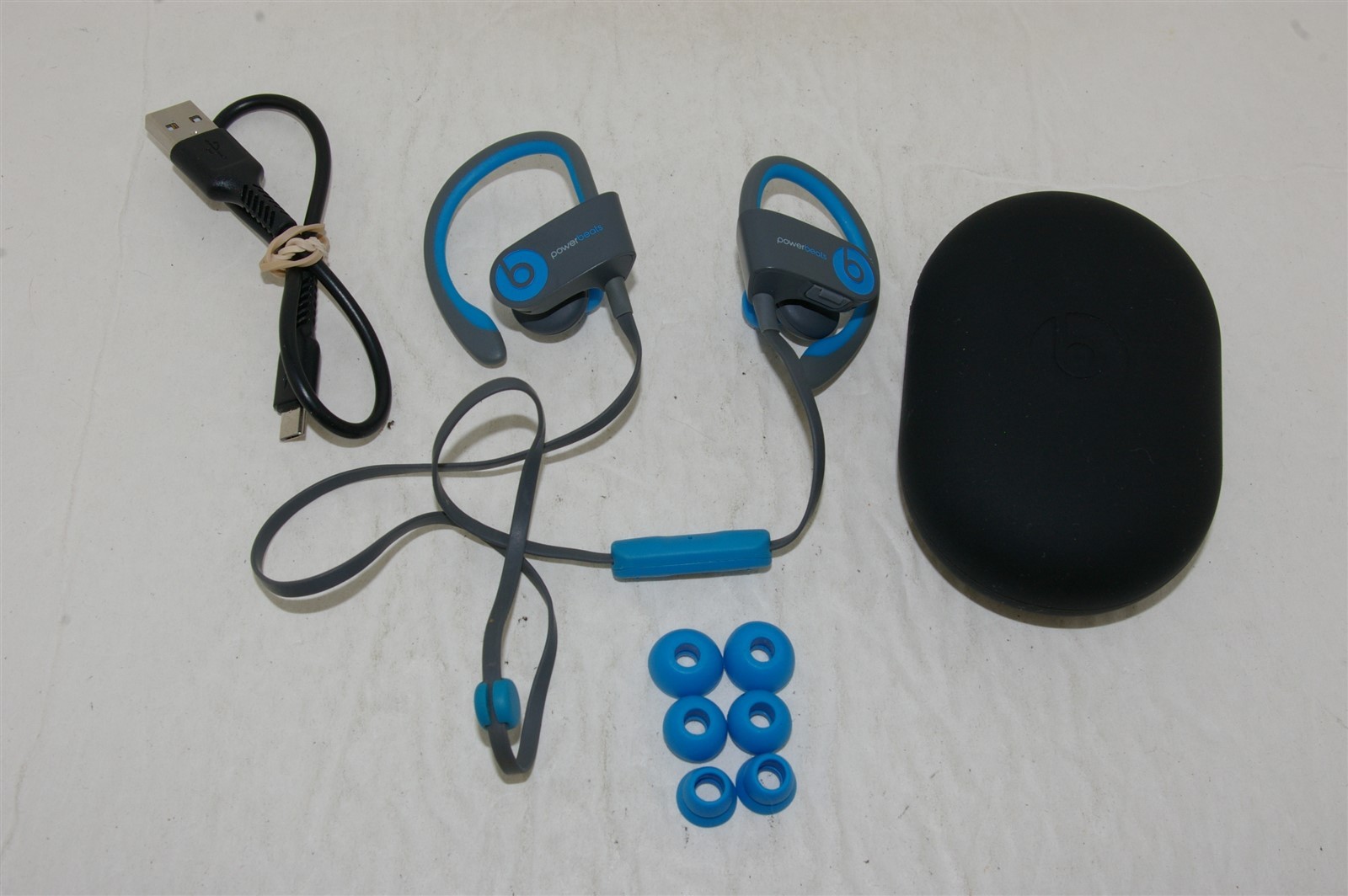 Genuine PowerBeats 3 In-Ear Bluetooth Headphones Blue TESTED