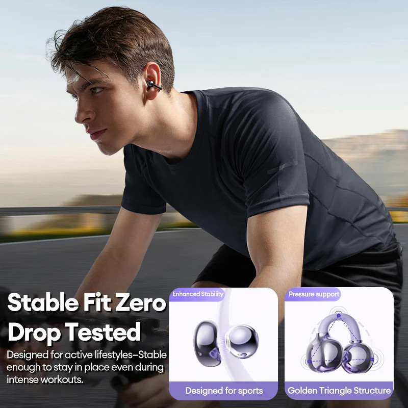 Lenovo LE302 Wireless Bluetooth 6.0 Headset Long Battery Life Sports Ear…