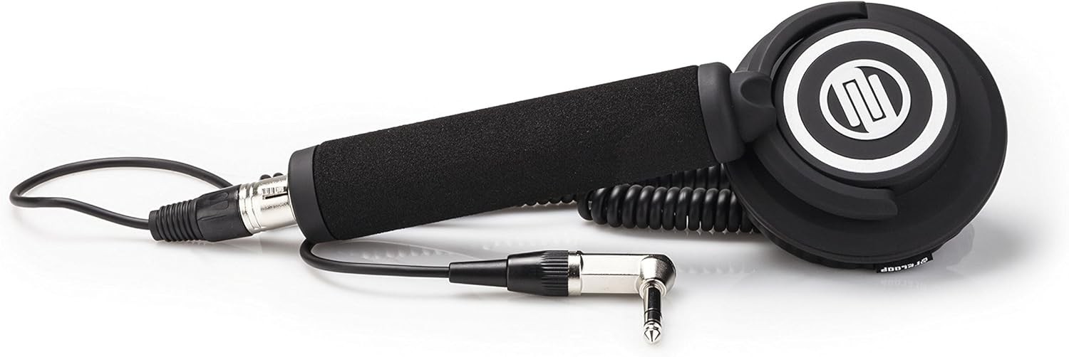 Wired DJ Headphone: RHP-10 Mono, 50mm Driver, XLR, Sound Isolation, Faux Leather