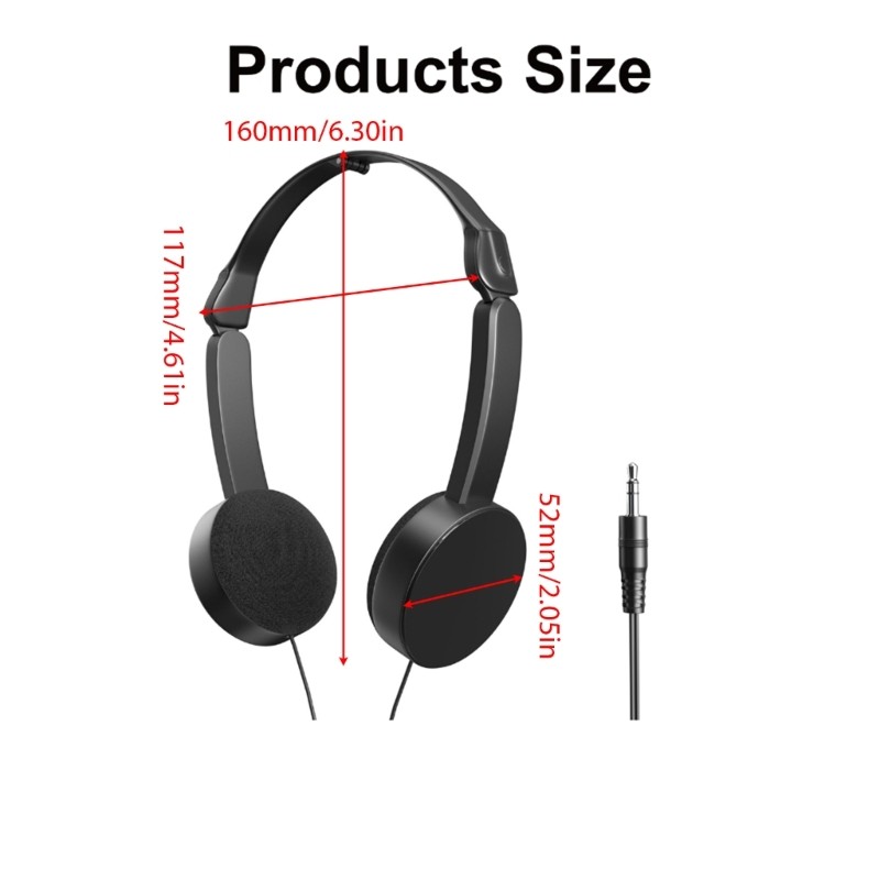 Unisex Children s Headphones, 3.5mm Connection Foldable for Portability, Comfort