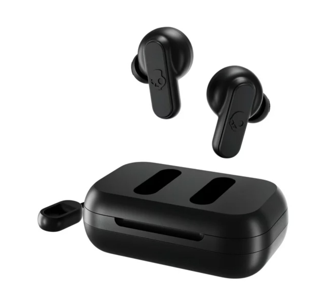 Skullcandy Dime XT True Wireless Headphones with Charging Case, Black, S2DMW-P76