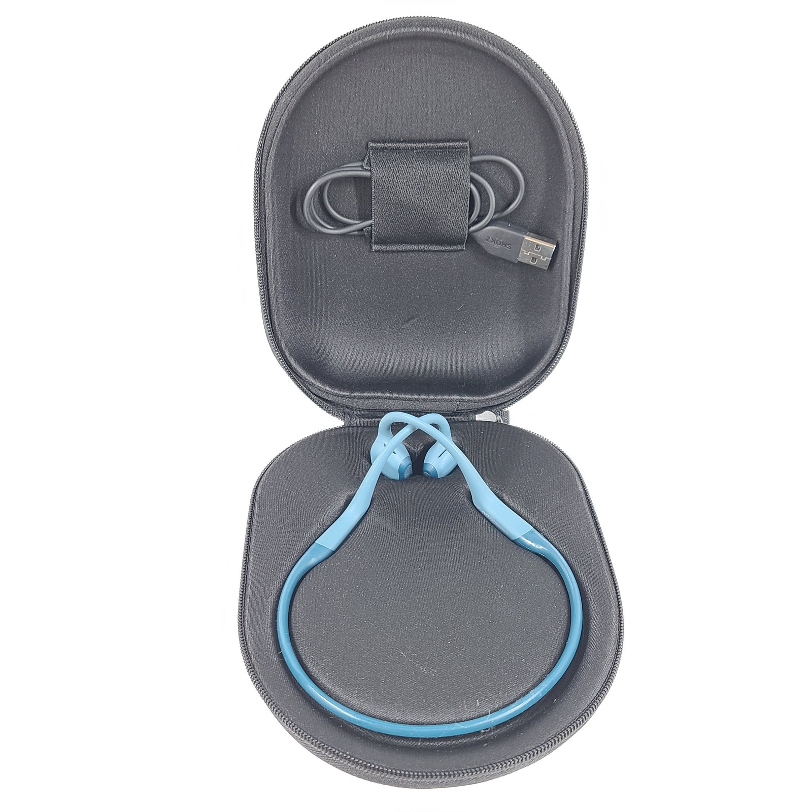 Aftershokz Shokz OpenRun S810 Bluetooth Bone Conduction Headphones Blue A1