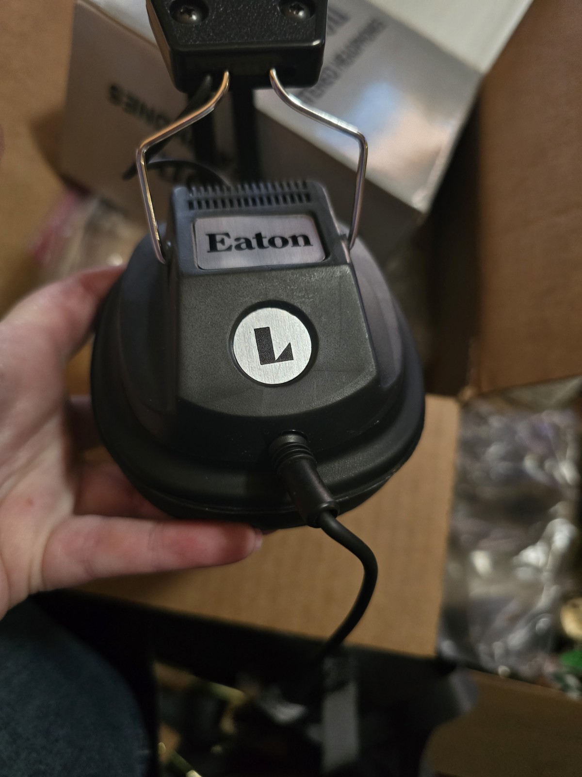Vintage Headphones By Eaton Warner Over The Ear Headphones New DJ Gear