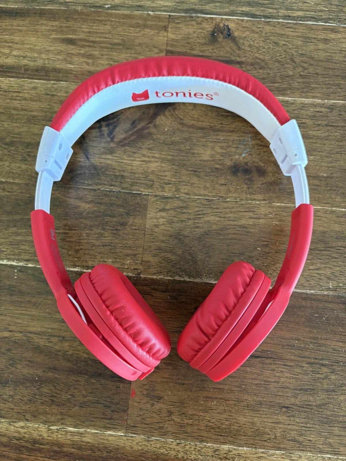 Red Headphones For Kids-Toniebox No Aux Cable