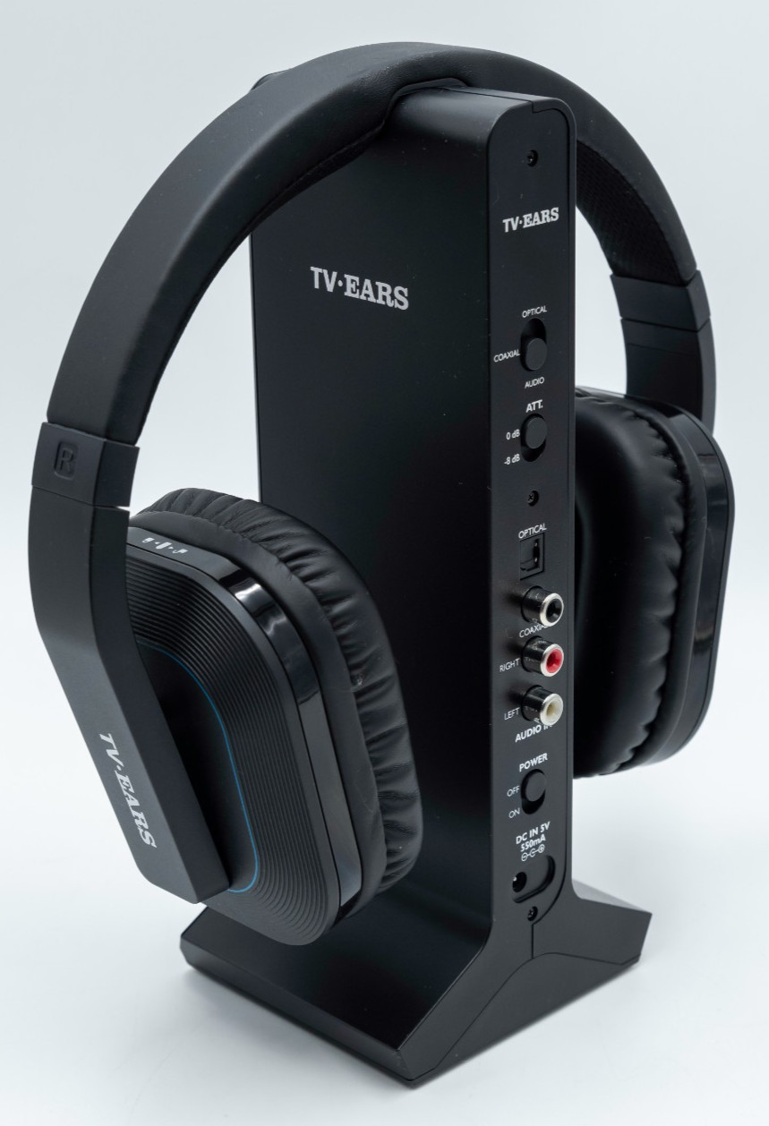 TV EARS Voice Clarifying Headphones 100 Ft Over Ear