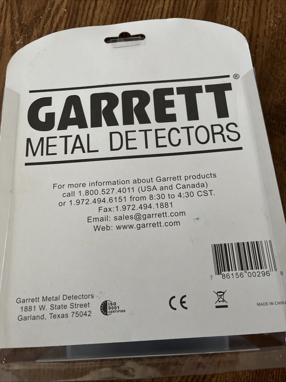 Garrett™ TreasureSound Headphones for Metal Detector 1/4” plug 6ft Cord 1612500