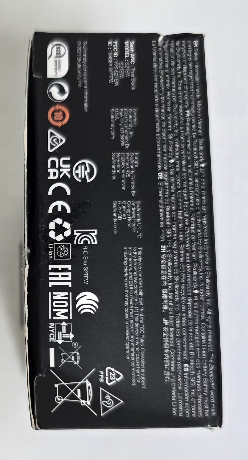 Skullcandy Sesh ANC M# S2TEW-P740 True Wireless,Noise Canceling New Sealed Black