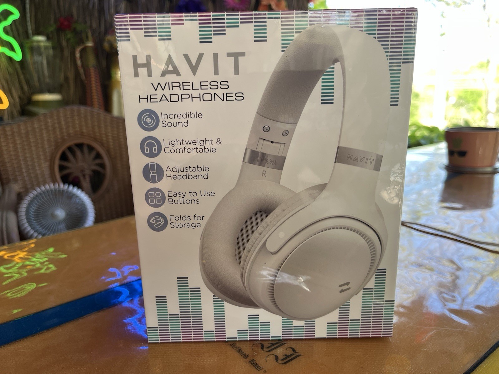 Havit Brand Wireless Headphones V 5.3 White Bluetooth New In Box
