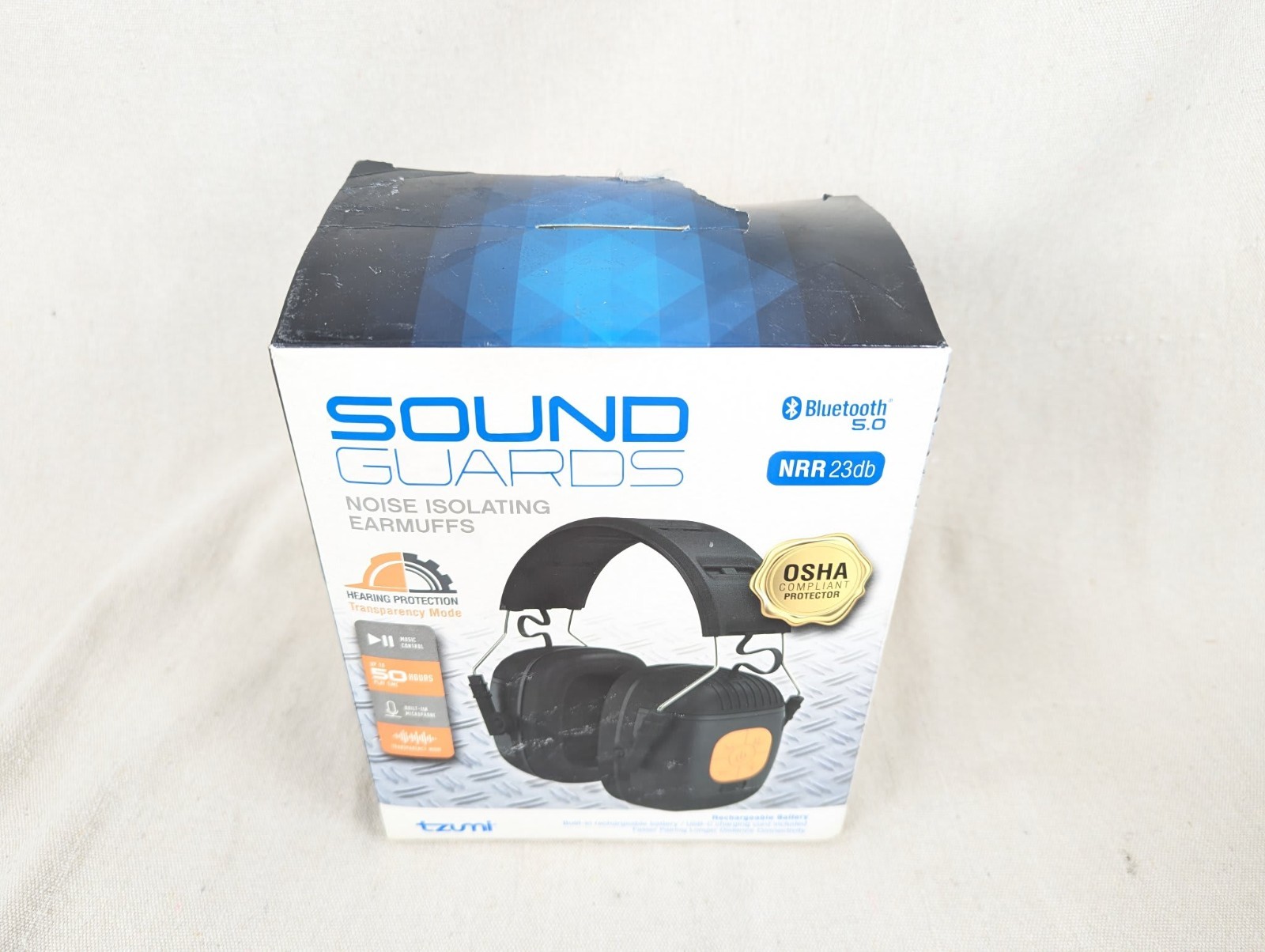 Jobsite Headphones Hearing Protection Bluetooth Noise Isolating NRR 23dB USB-C