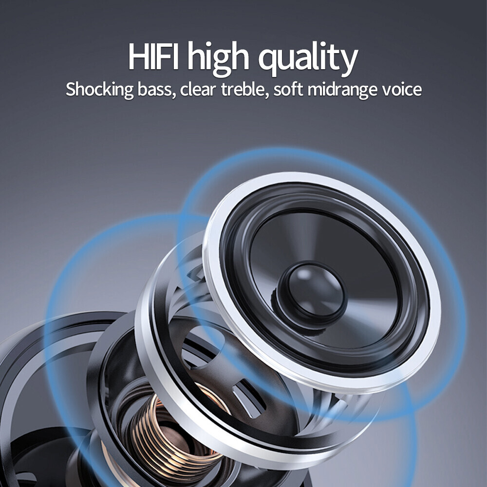 Bluetooth 5.3 True Wireless Bone Conduction Headphones Wireless Headset Earbuds
