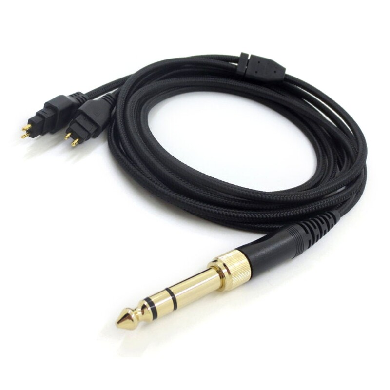 3.5/6.35mm Earphone Cable Upgrade Cable for Sennheiser-HD580 HD600 HD650 HD660S