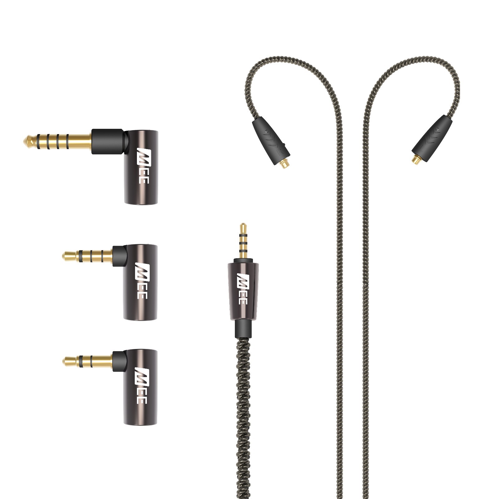MEE audio Balanced Audio Cable w/adapter set Universal MMCX 2.5mm, 3.5mm, 4.4mm