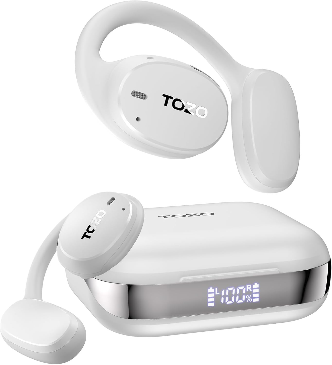 Bluetooth Earbuds: AI Translator, 80H Battery, Touch Control, Travel Ready