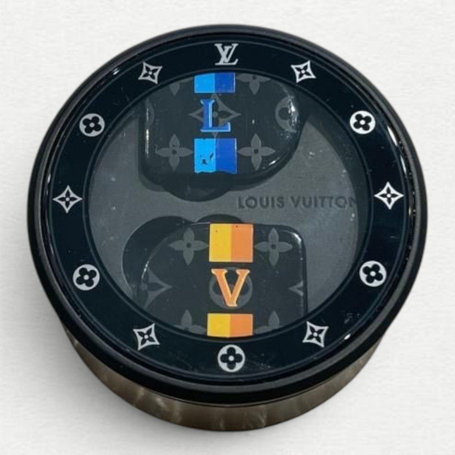 Louis Vuitton Horizon QAB030 Black Orange Blue Monogram Earbuds Wireless