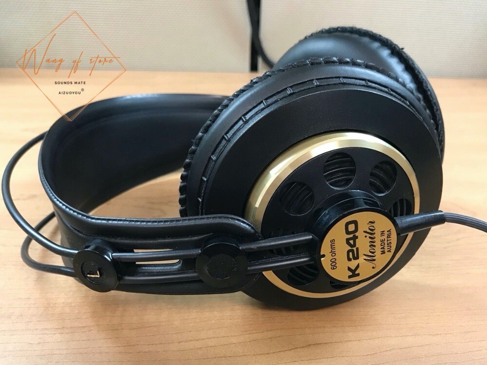 Sheepskin Leather Memory Foam EarPads For AKG K240 K240 Studio K240 MKII Headset