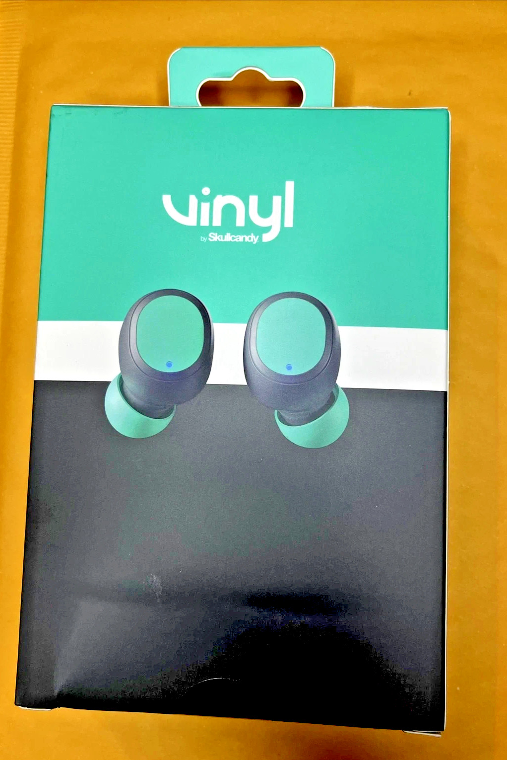 Skullcandy Vinyl True Wireless Bluetooth Earbuds Grey/Teal Brand New