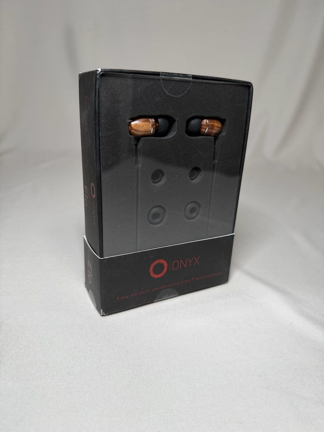Onyx Elo Genuine Wood Wired In-Ear Headphones (brown)