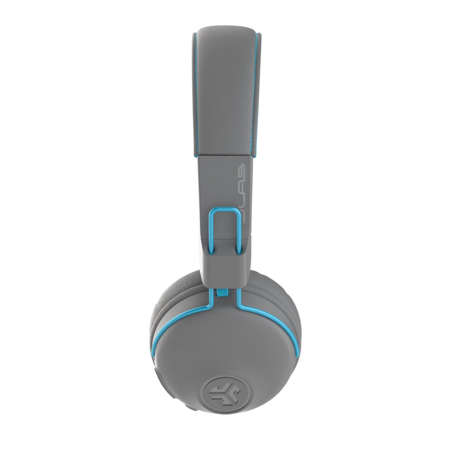 On Ear Headphones Bluetooth 30 Hour Playtime Touch Controls Wireless Gray Blue