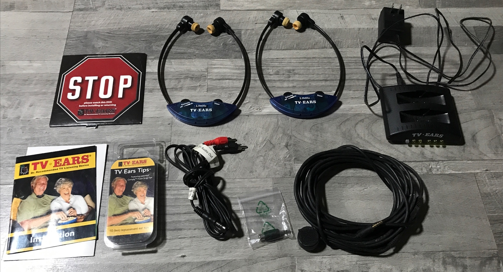 TV EARS 2.3 MHz WIRELESS HEADSET SYSTEM COMPLETE W21