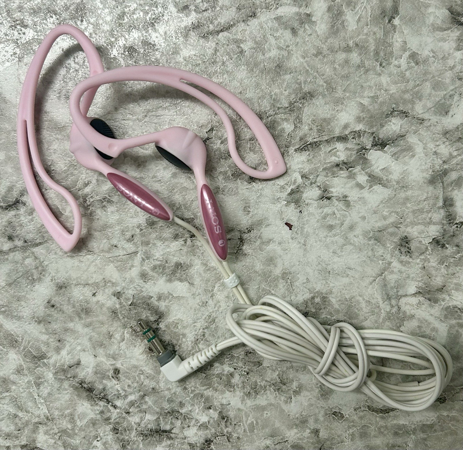Sony Walkman SPORT Running EARHOOK HEADPHONES Earphone – PINK MDR-J10