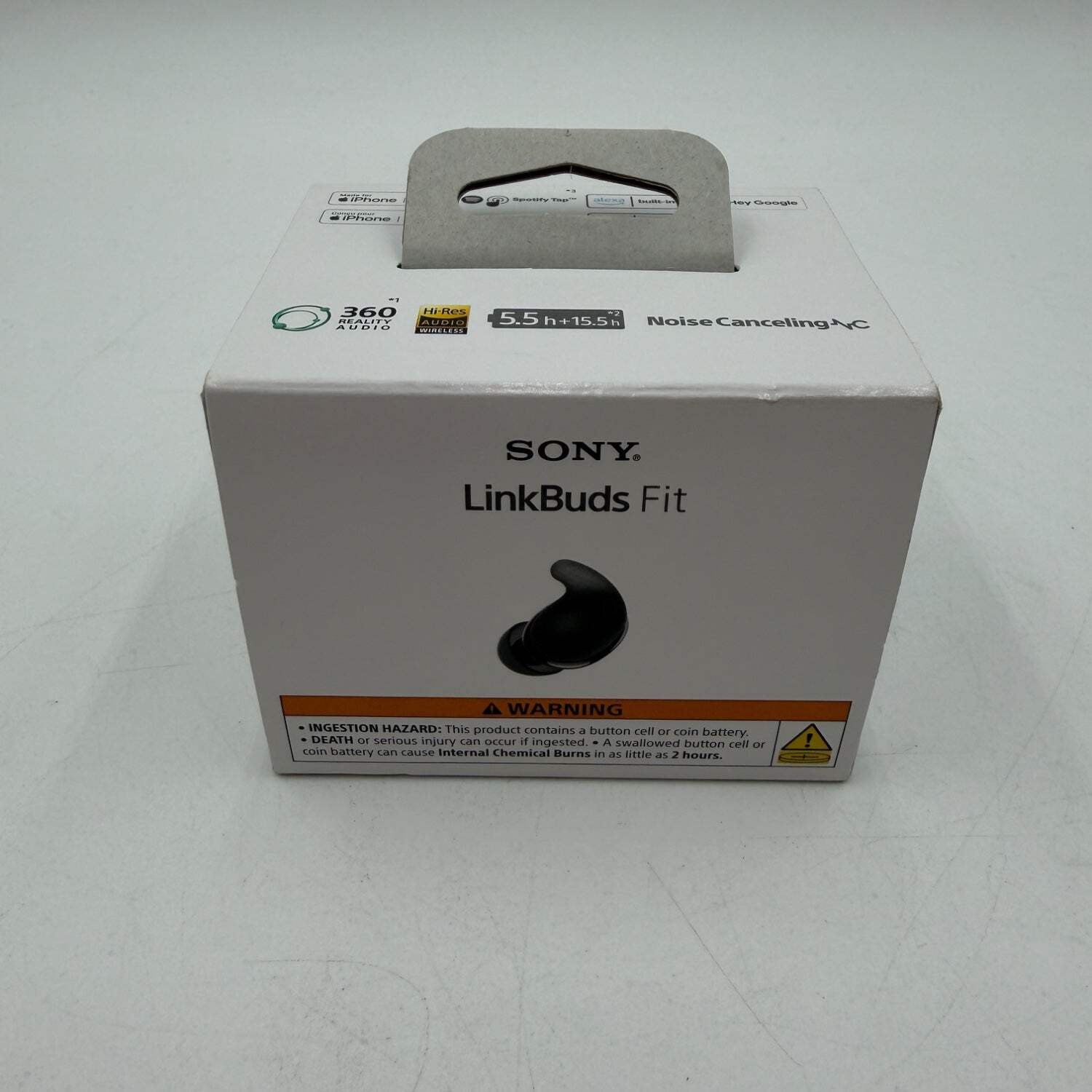 New Sony LinkBuds Fit Noise Cancelling Wireless Earbuds Black WF-LS910N