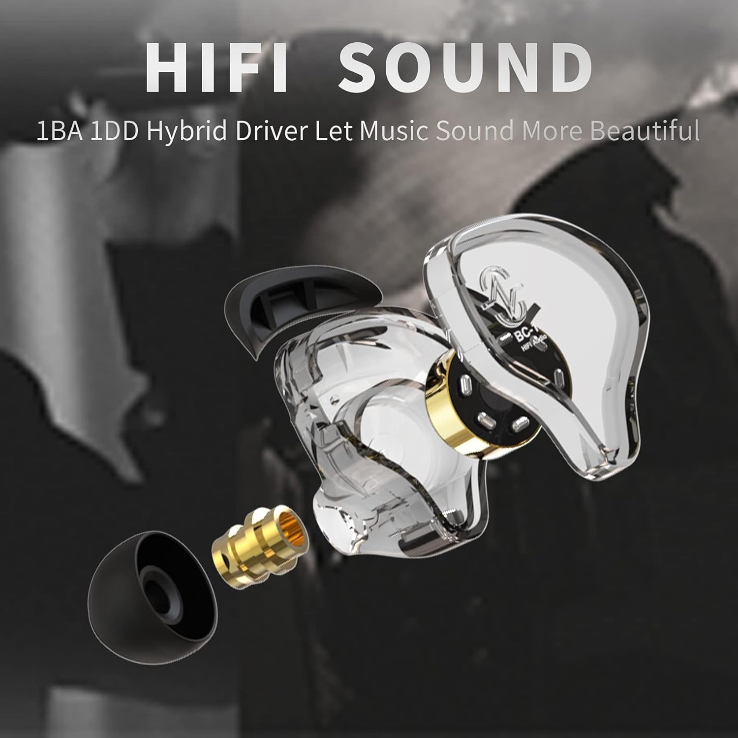 CCZ Melody USB C Headphones: Hybrid Drivers & Sound Isolation for Music Lovers
