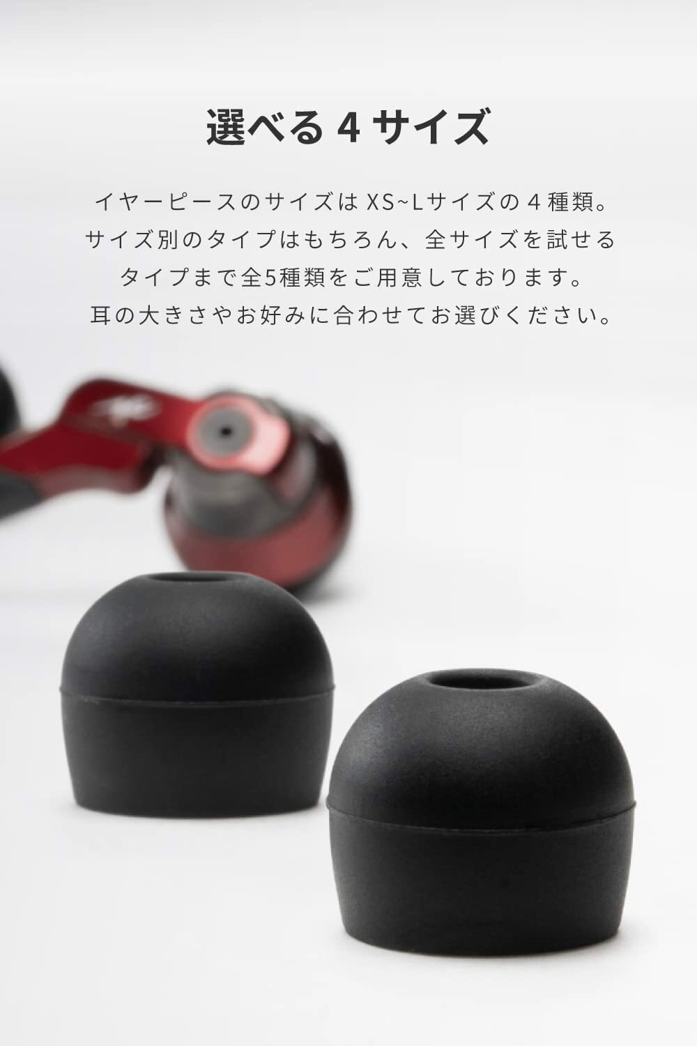 radius Earpiece HP-DME00K deep mount earpiece All size JAPAN Import