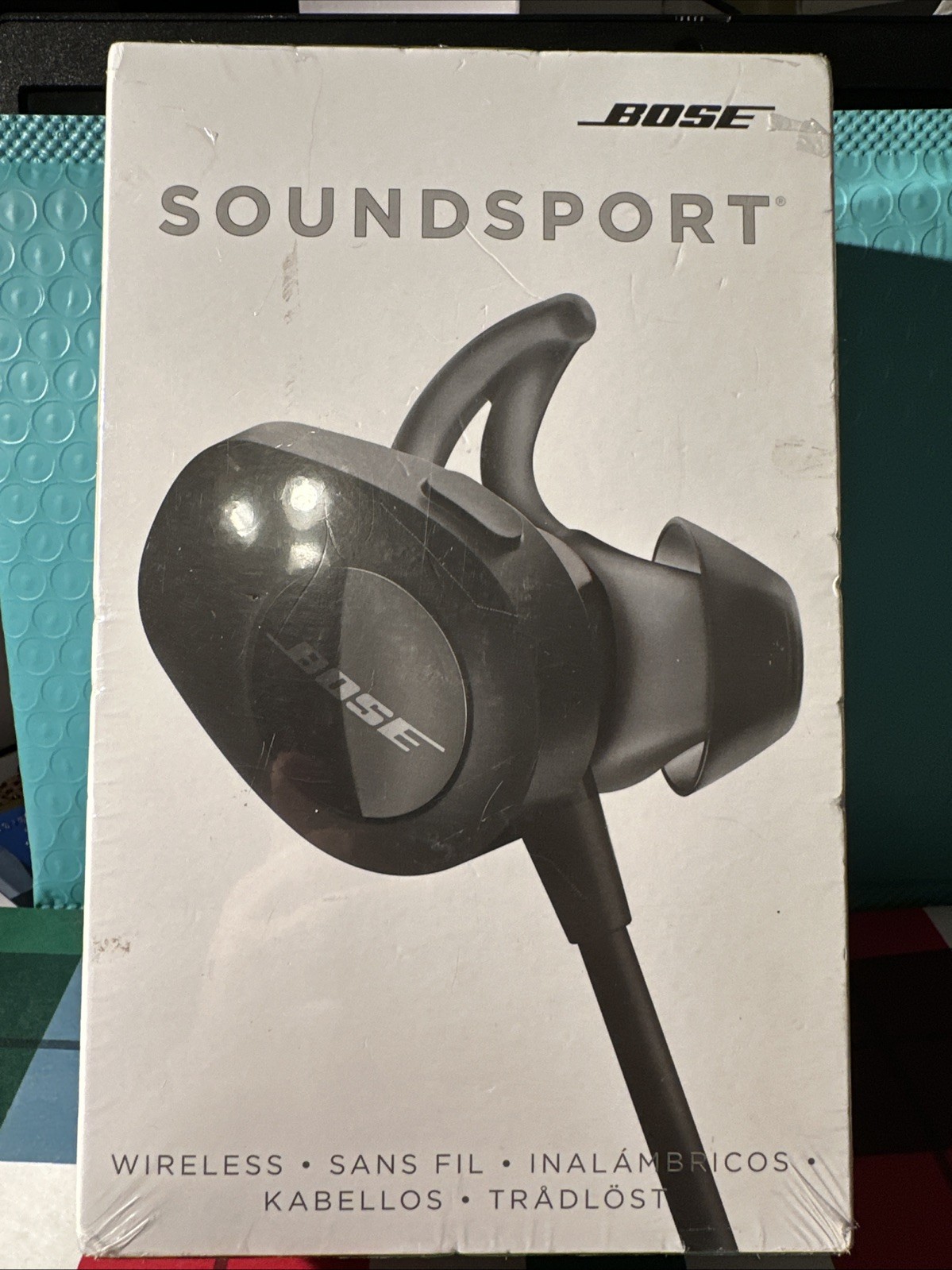 Bose SoundSport Wireless Sweatproof Earbuds Earphones Neckband Headphones Black-
