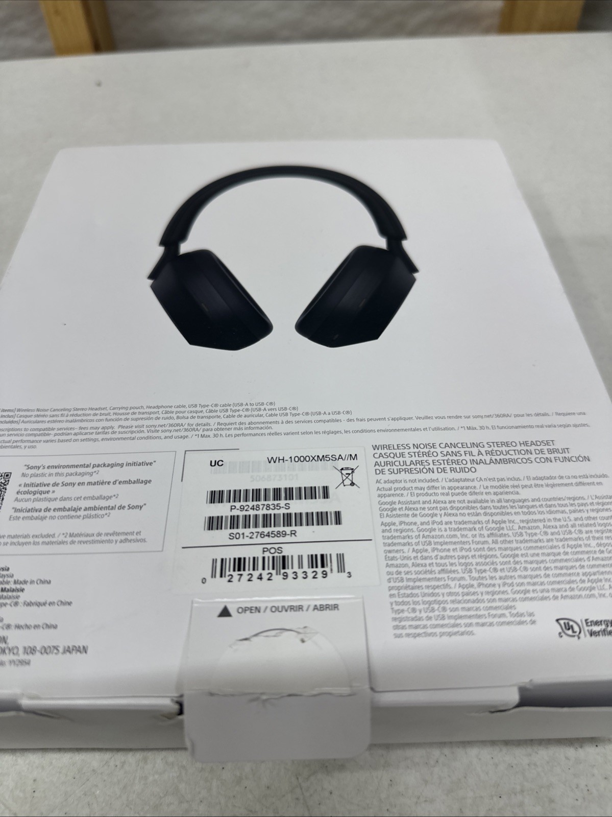 Sony WH-1000XM5/SA Wireless Active Noise-Cancellation Bluetooth Headphones – OB