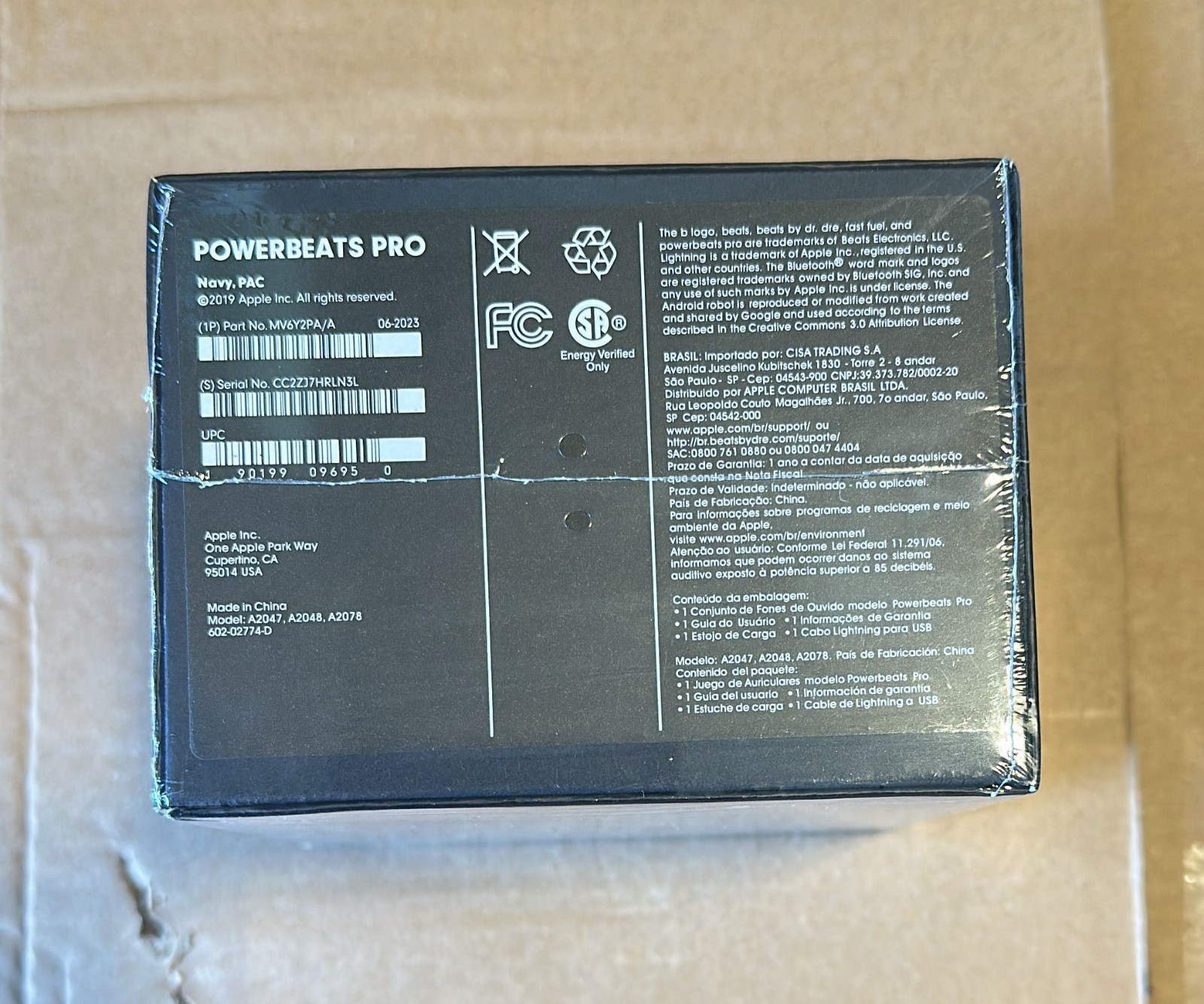Beats By Dr. Dre Powerbeats Pro Noise-Cancelling Wireless Earphones Navy MY592LL