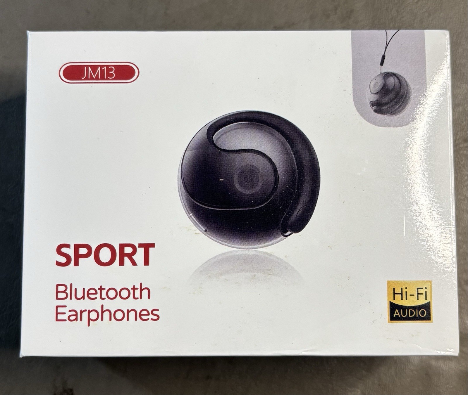 Smooth Tek JM13 Sport Bluetooth Wireless Earphone HiFi Audio 300mAh -Beige Color
