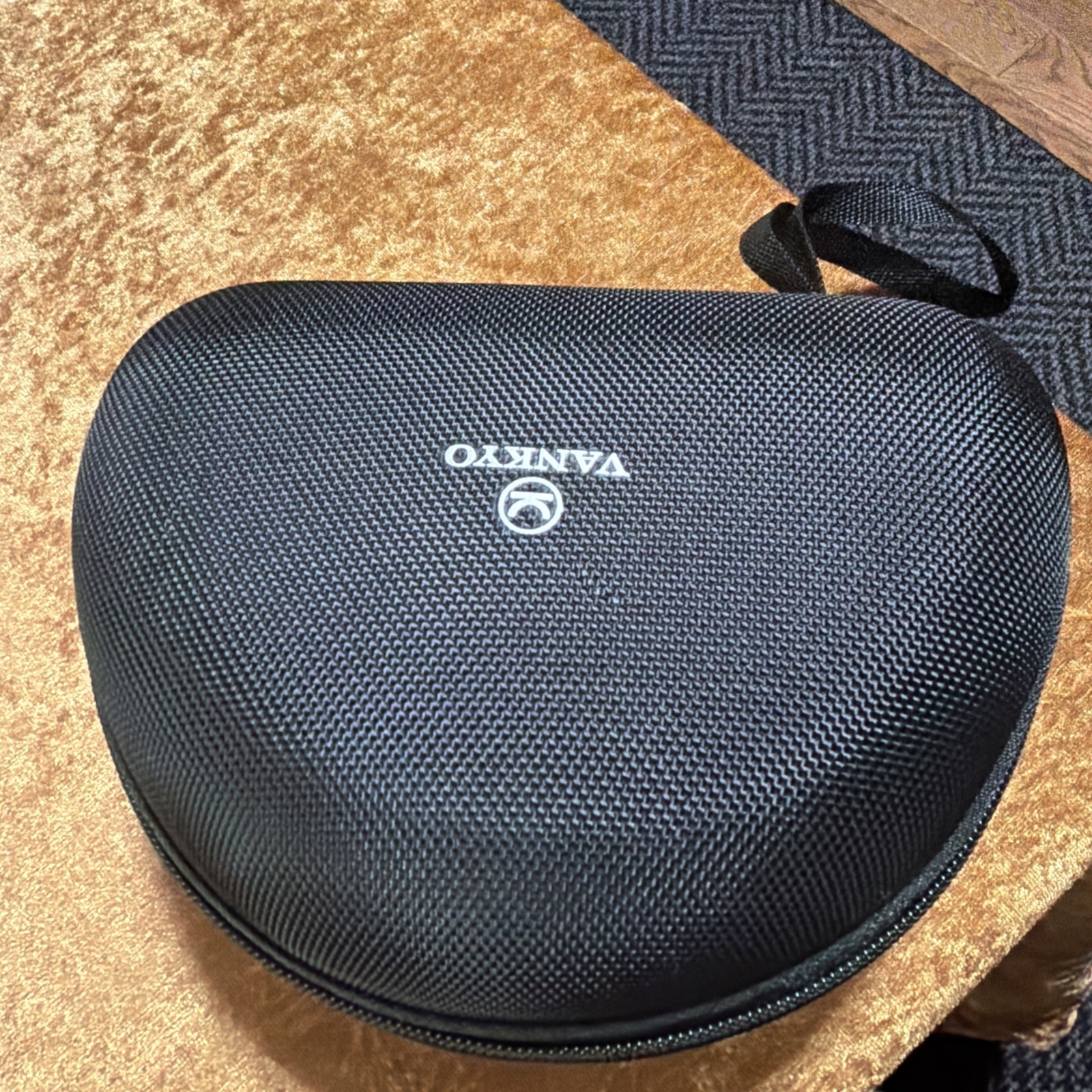 Vankyo Over-Ear Headphones Black with Zipper Carrying Case and Audio Cable