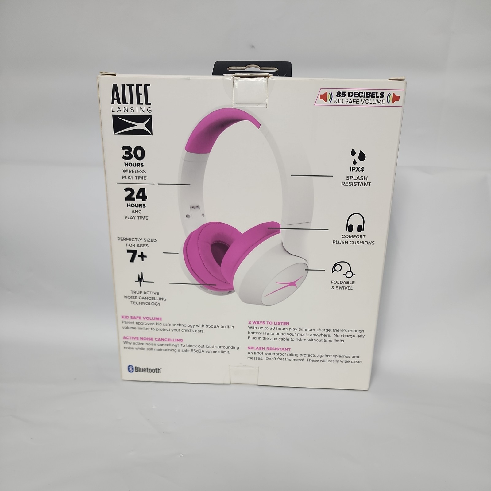 Altec lansing Kid Safe Head Phones Noice Cancelling 2-in-1, MZX4500 WOPNK