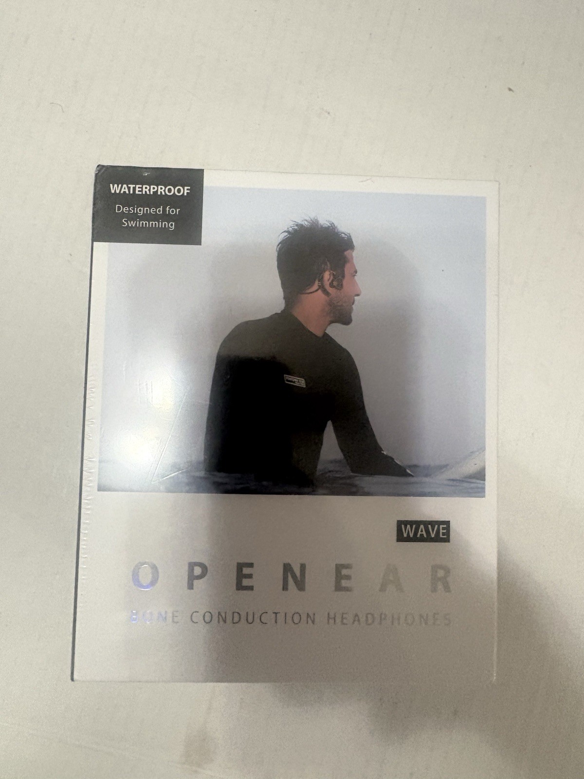 Openear WAVE IP68 Waterproof Bone Conduction Bluetooth Headphones Black Orange