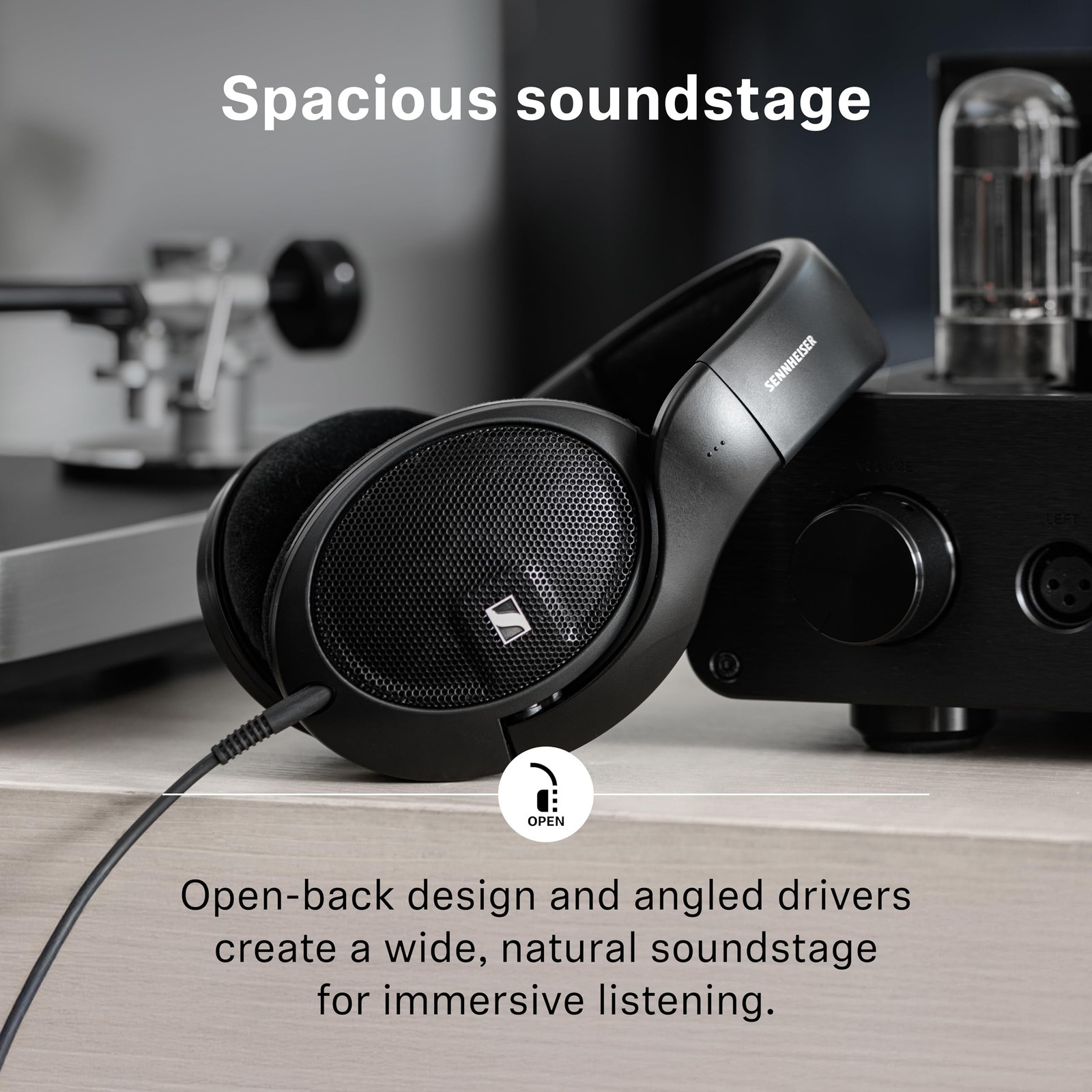 Sennheiser HD 560 S Over-The-Ear Audiophile Headphones – Neutral Frequency Re…