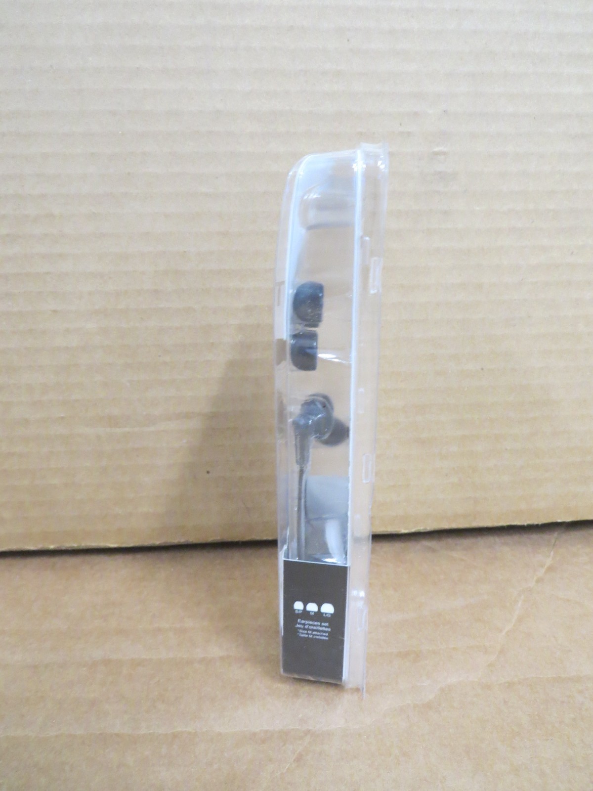 Panasonic Ergofit Black Wired In-Ear Stereo Earbud Headphones RP-HJE120 SEALED