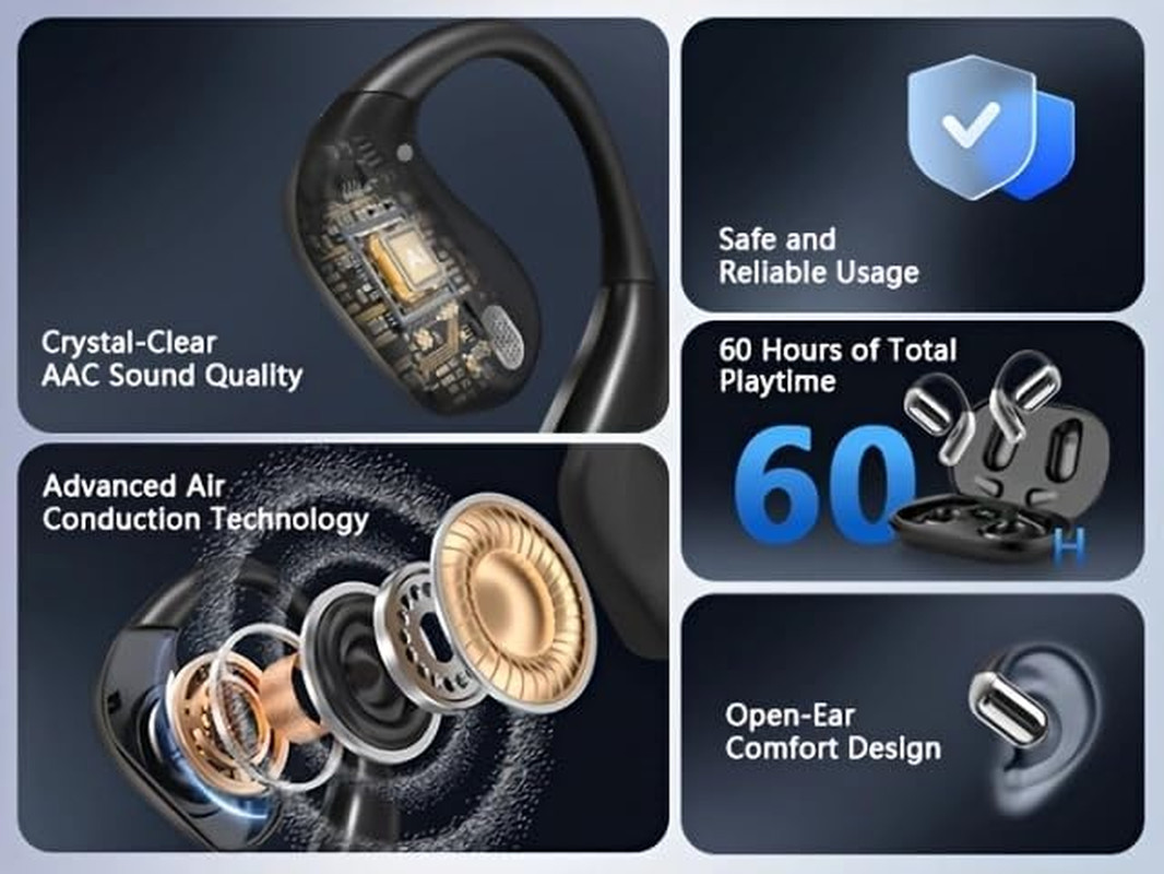 AI Translation Earbuds Real Time, 144 Language Translator Earbuds with APP Compa